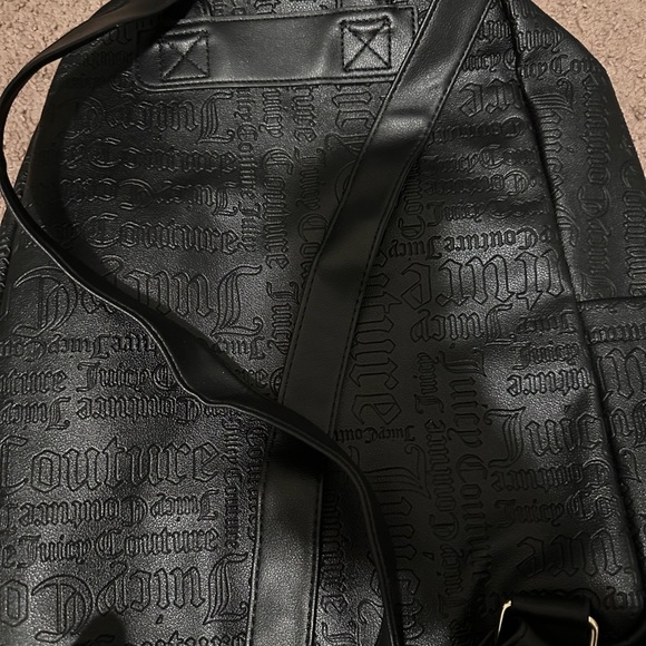 Juicy Couture Black Embossed Backpack - Picture 6 of 6